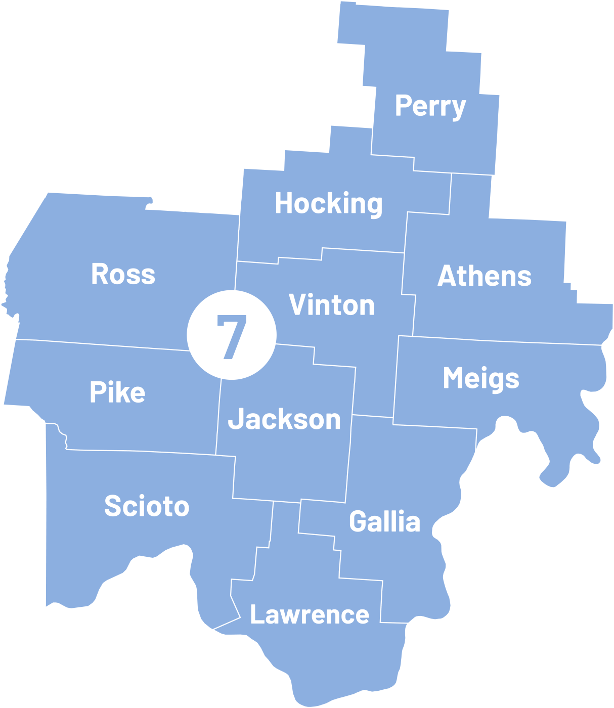 OTOA Region 7 Map