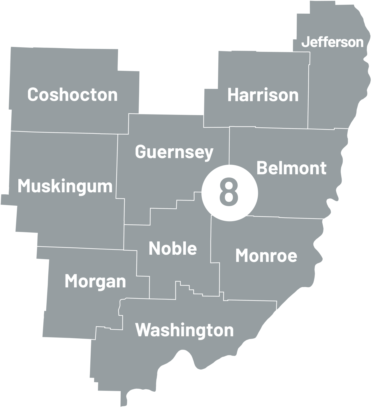 OTOA Region 8 Map